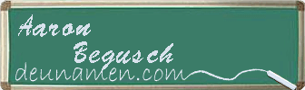 Aaron Begusch Visitenkarte